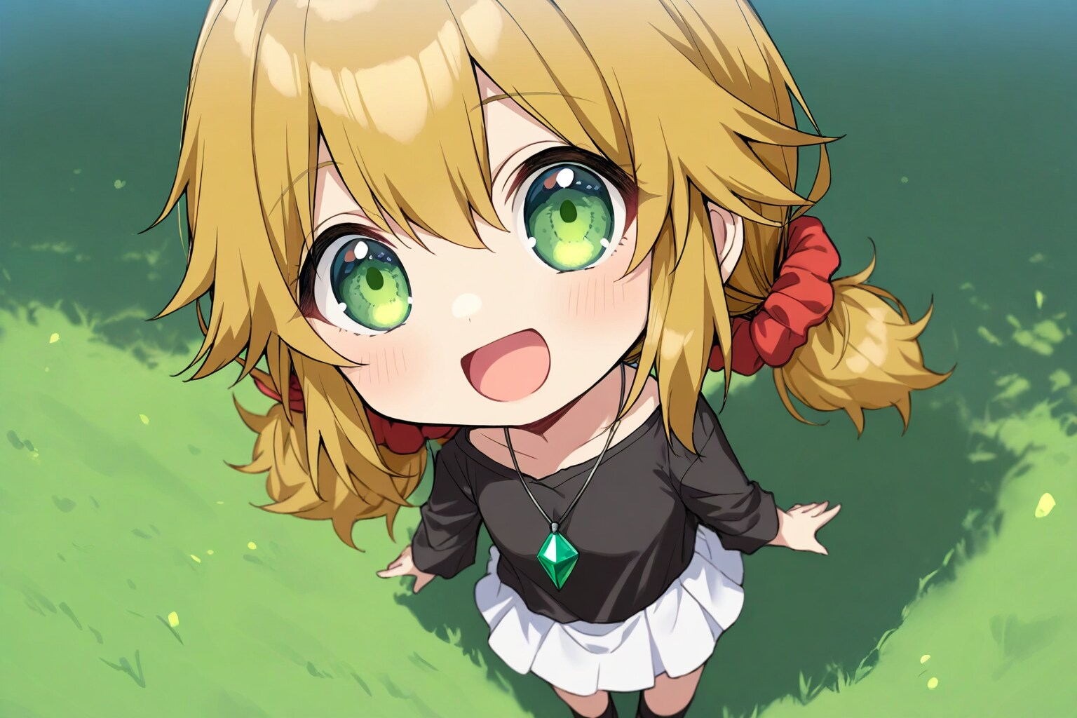 原っぱと茉莉花ちゃん