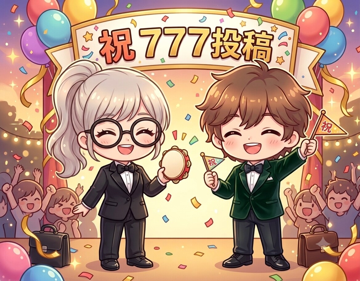 祝　７７７投稿