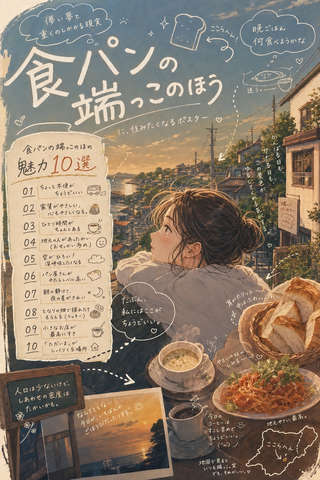 食パンの端っこのほう