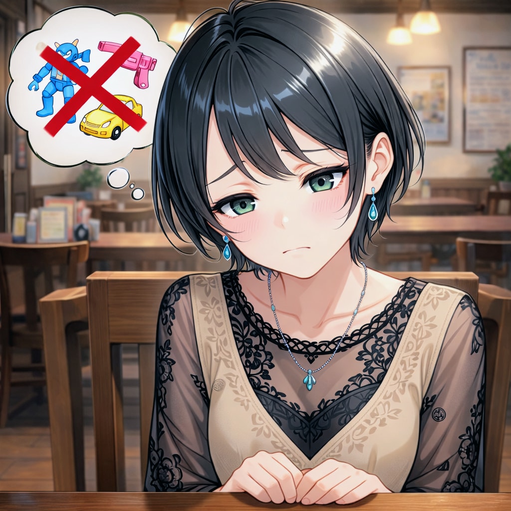 お子様ランチを食べる藍音ちゃん