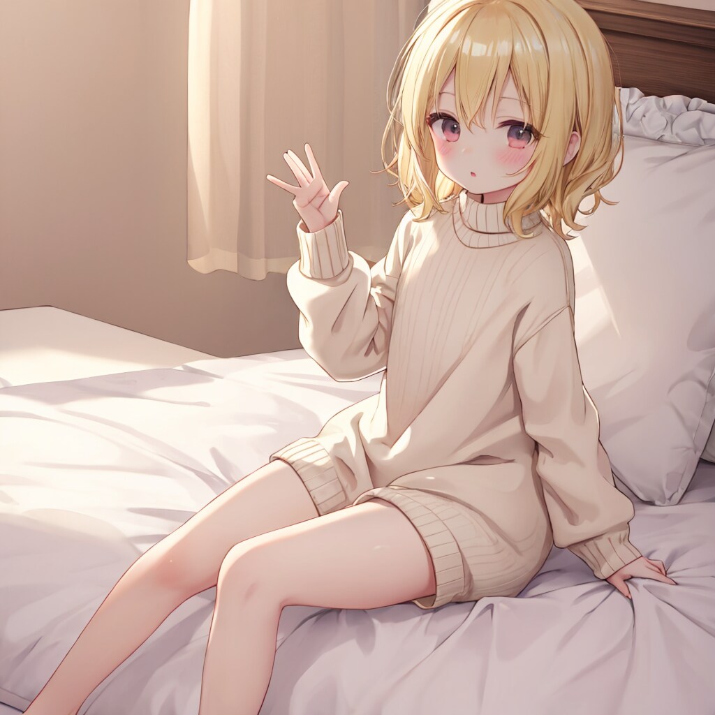 セーターワンピース