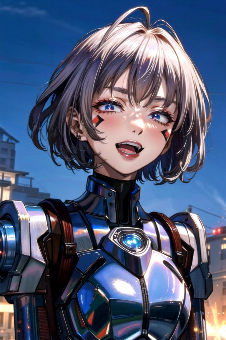 狂気の笑み