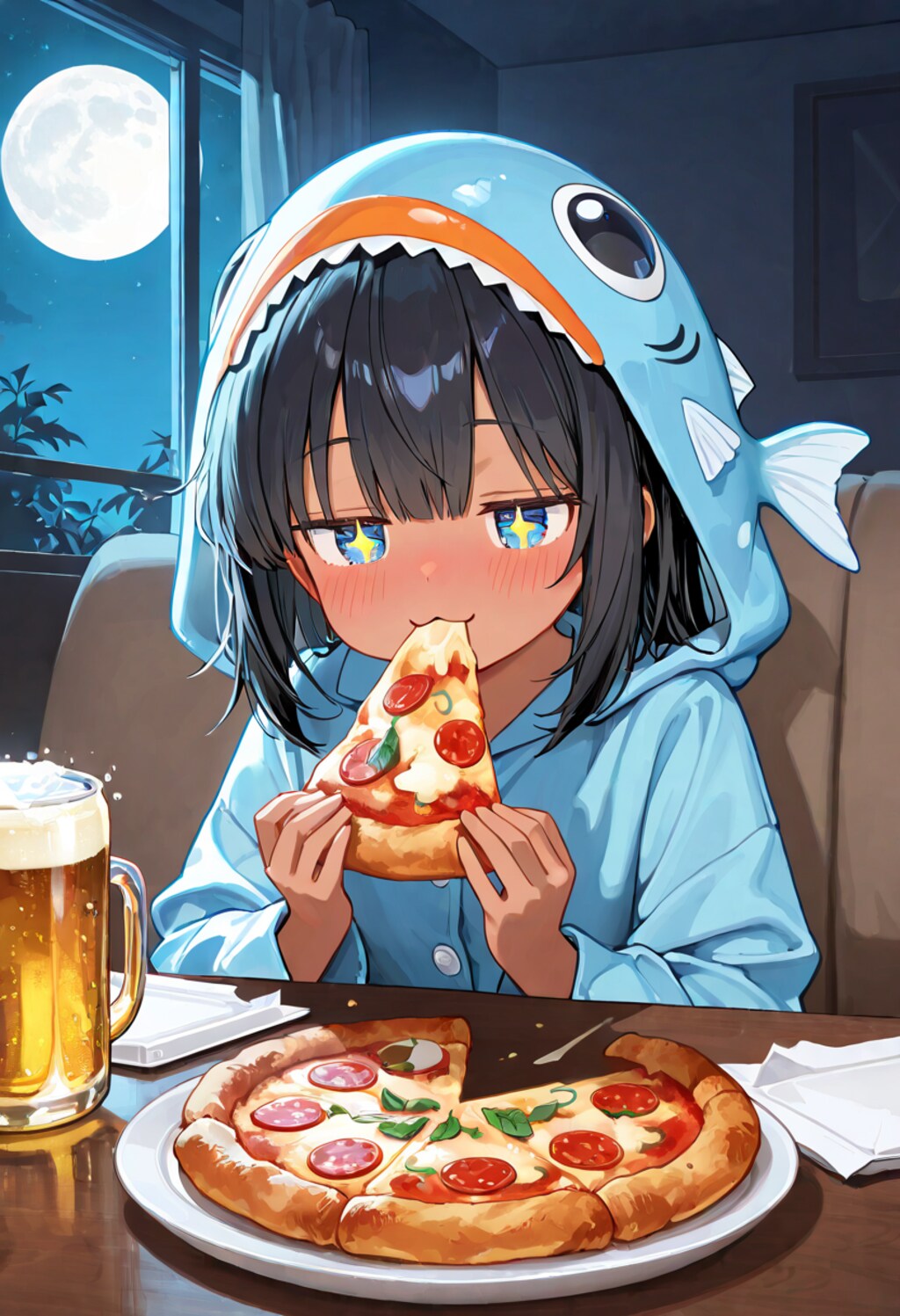 晩酌のあてを奪いに来るどら魚🐟