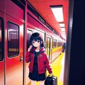 駅で迷っている女の子（異世界） 3枚目