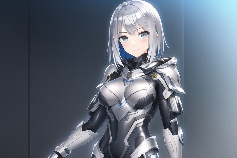 プロテクトスーツの少女
