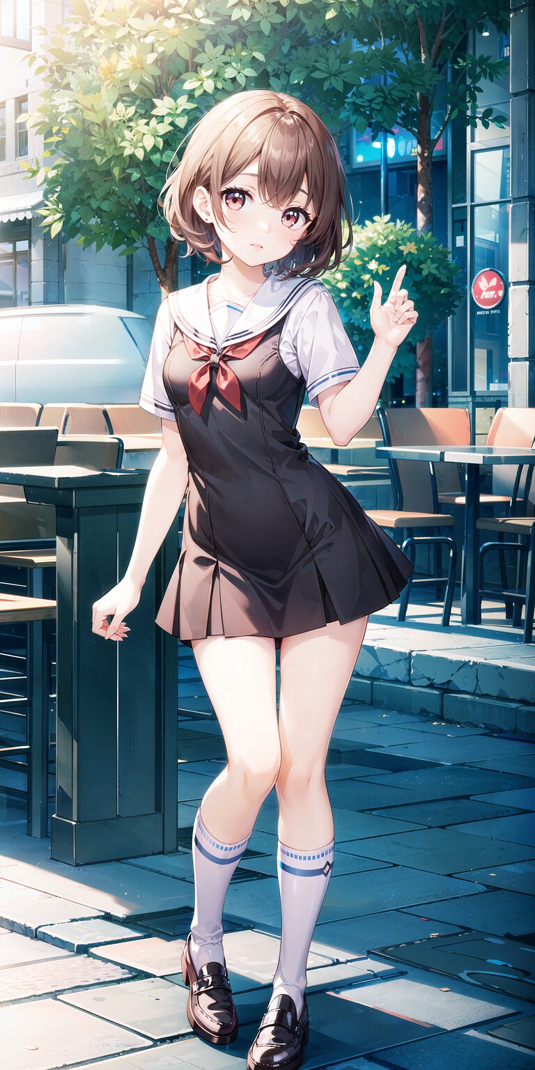 制服少女 159 | の人気AIイラスト・グラビア