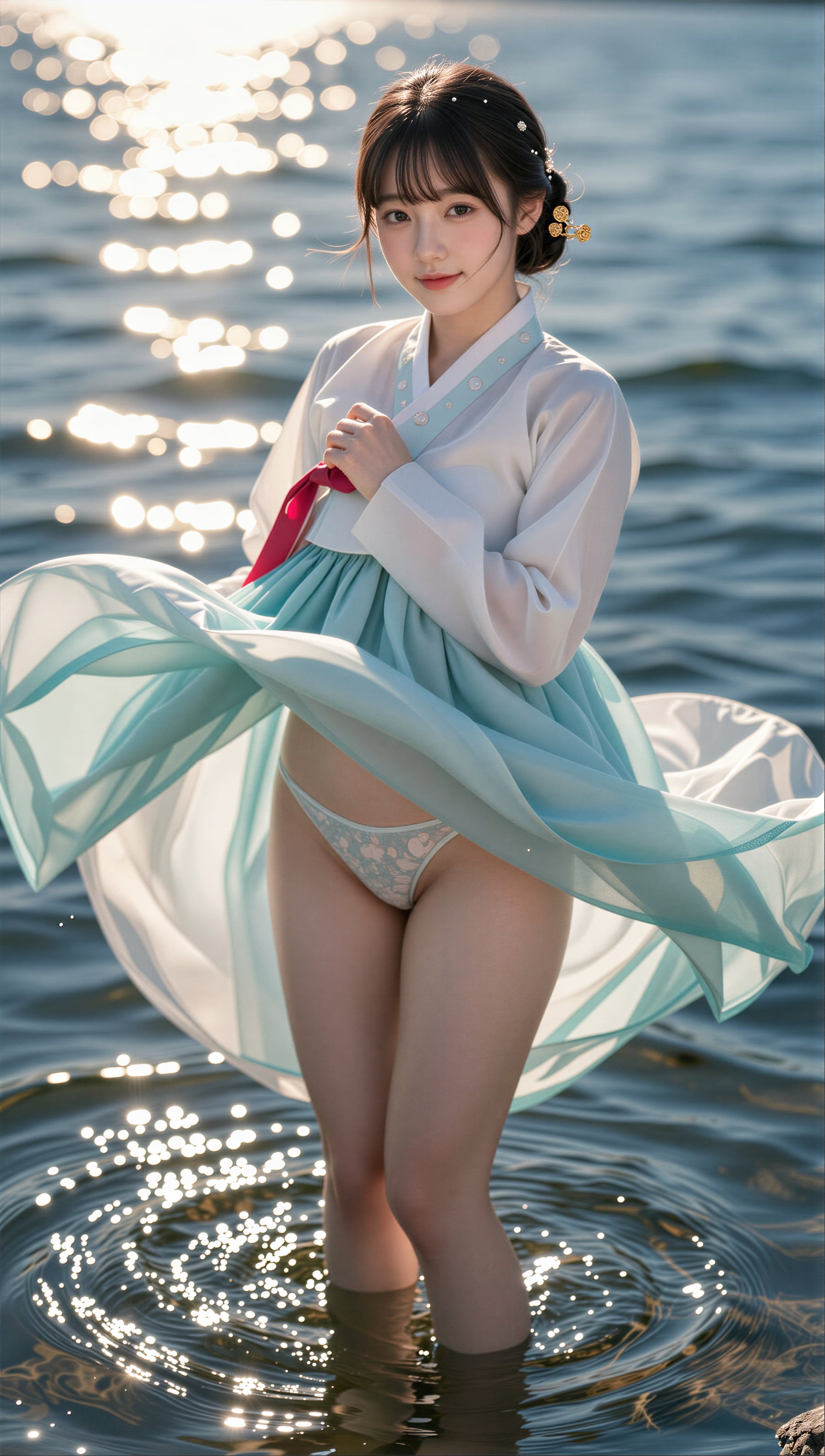 水辺の韓服 2