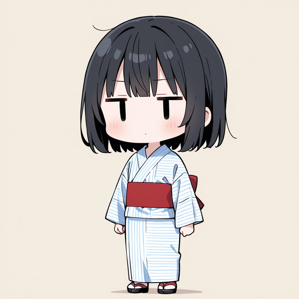 ゆかたを着る