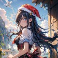 サンタコスプレ少女　23/12/13のワード生成 4枚目