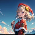 サンタコスプレ少女　23/12/13のワード生成 3枚目