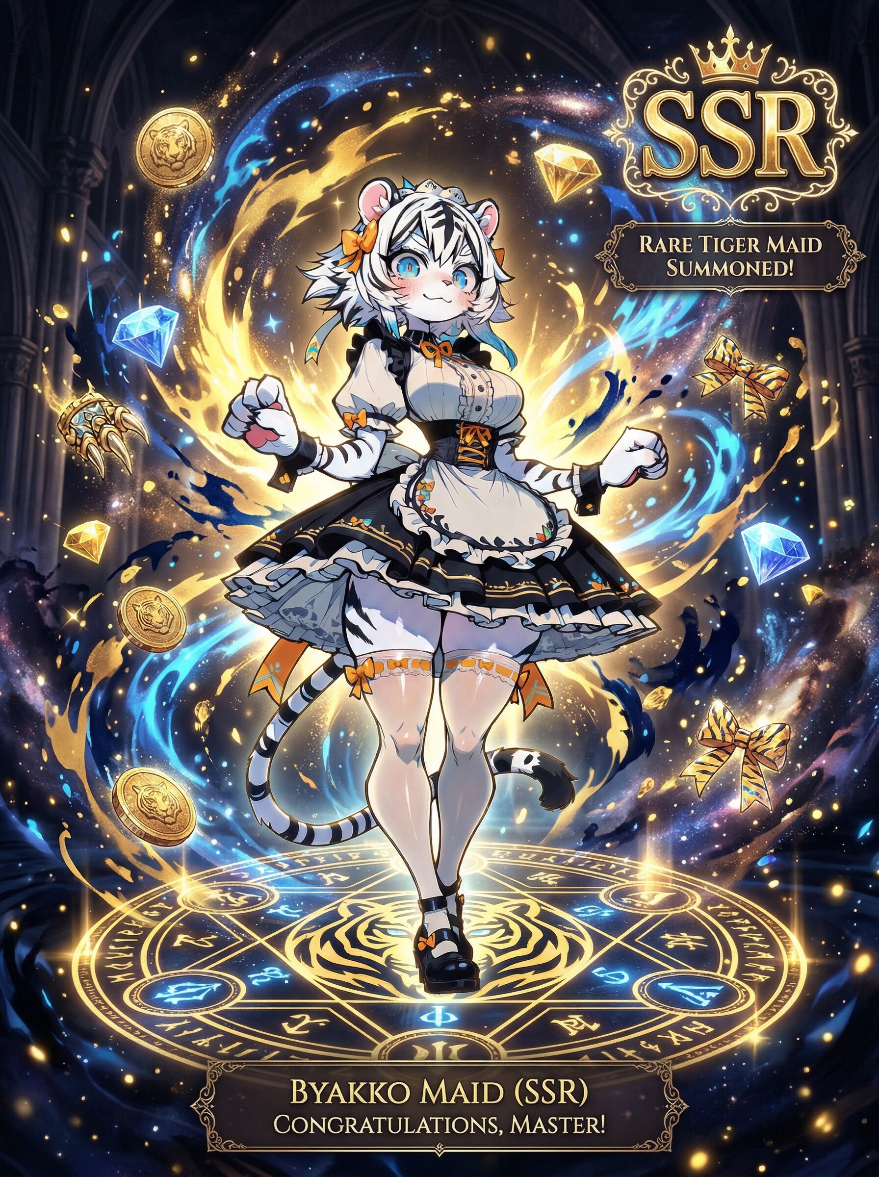 Tiger Maid, Unlocked