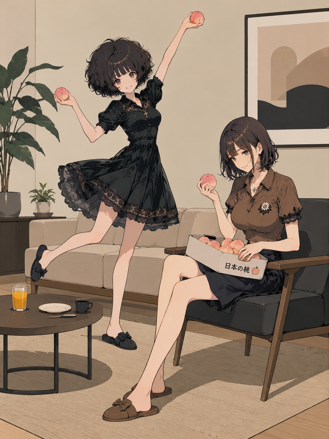 桃貰った✨