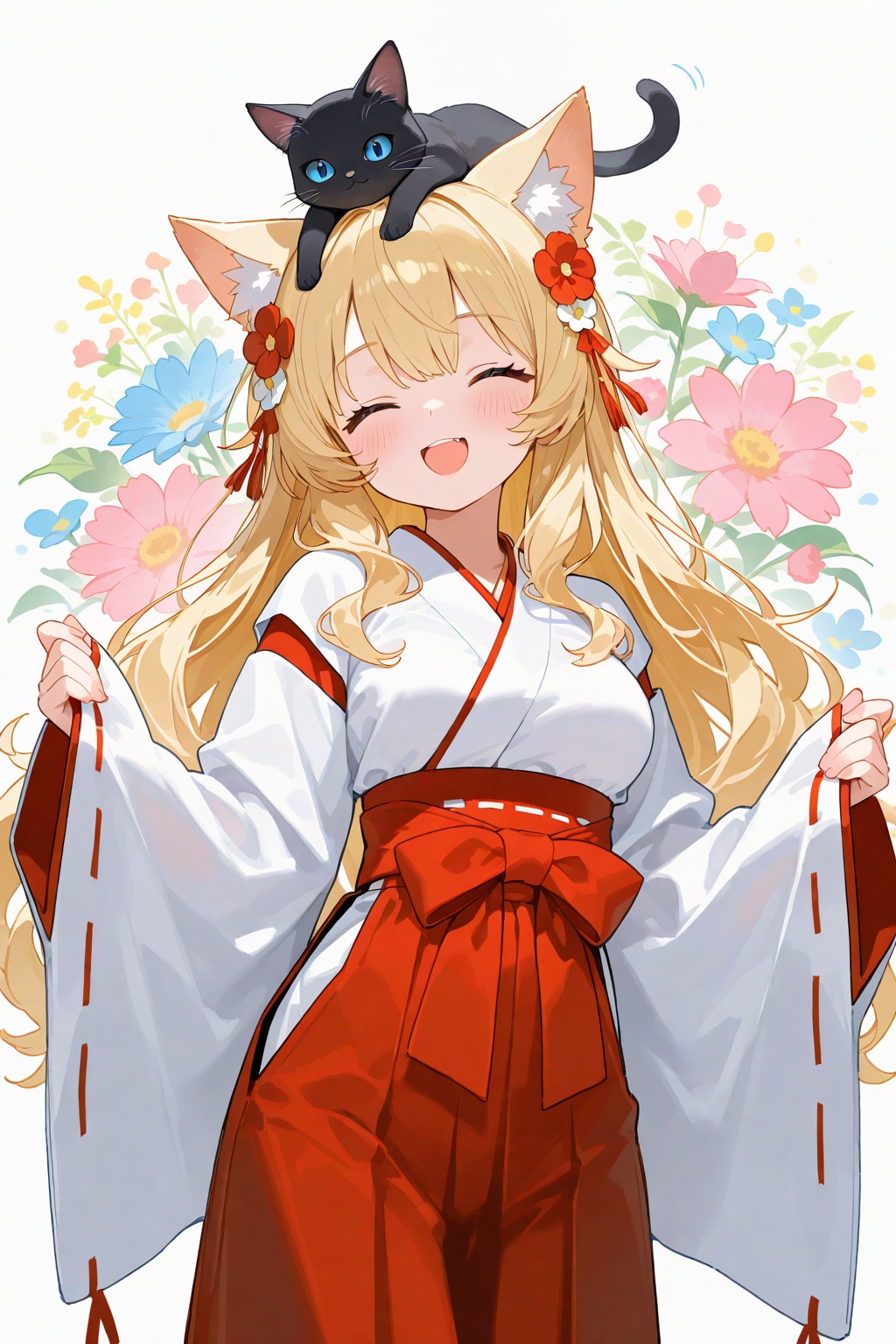 姉巫女様とクロネさん