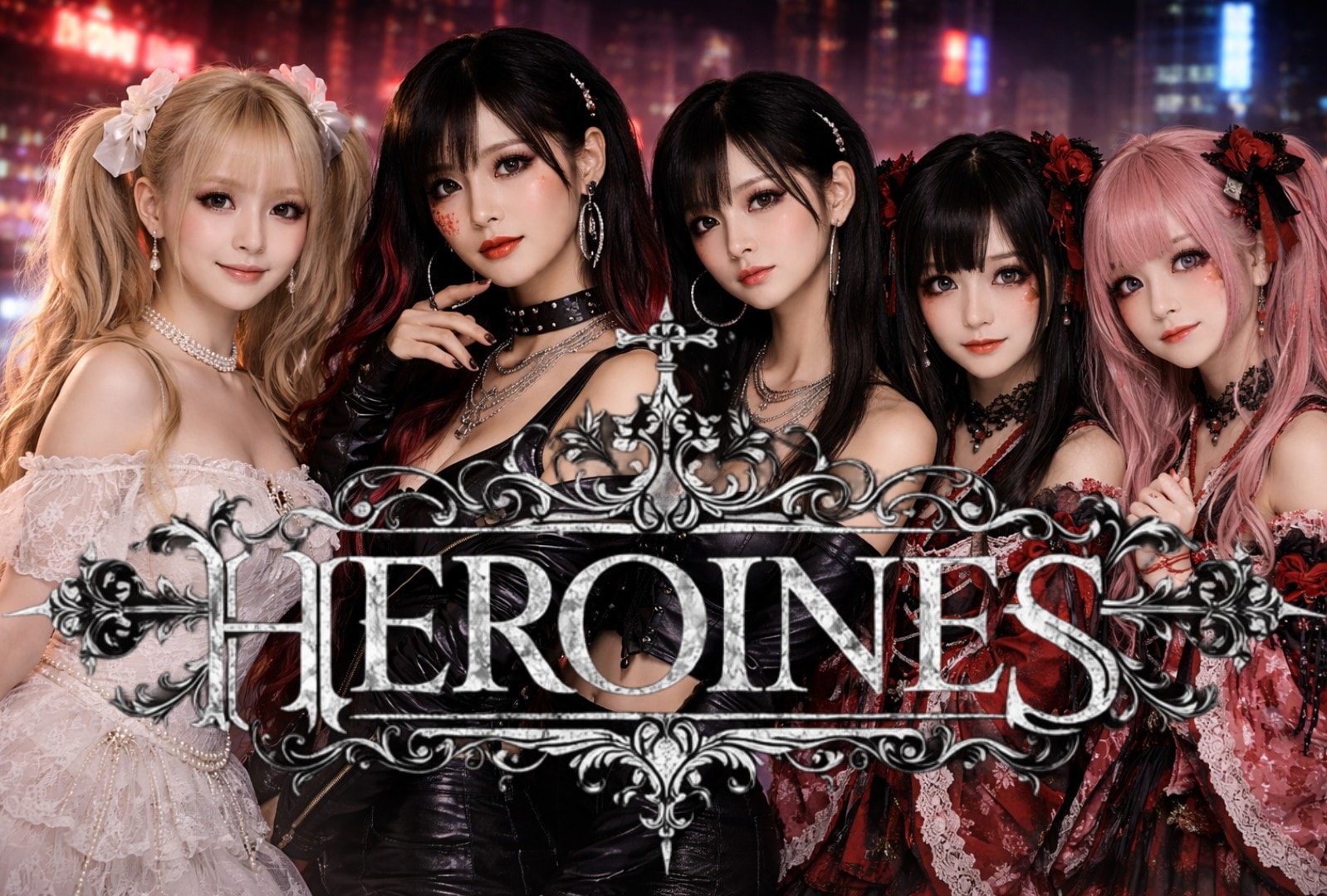 第弐期 Aeternum Sphere HEROINES/レア、花音、ミカ、翡翠、瑠奈 | の人気AIイラスト・グラビア