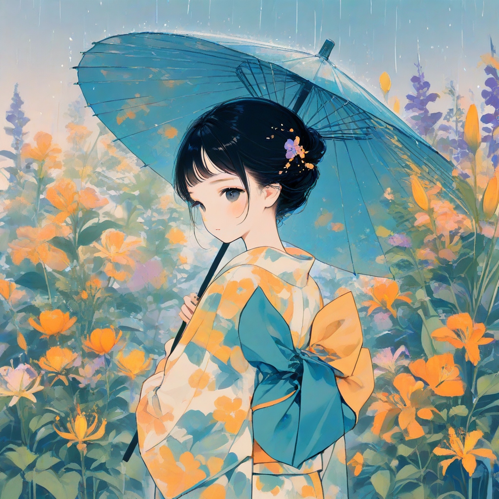 和と花と雨