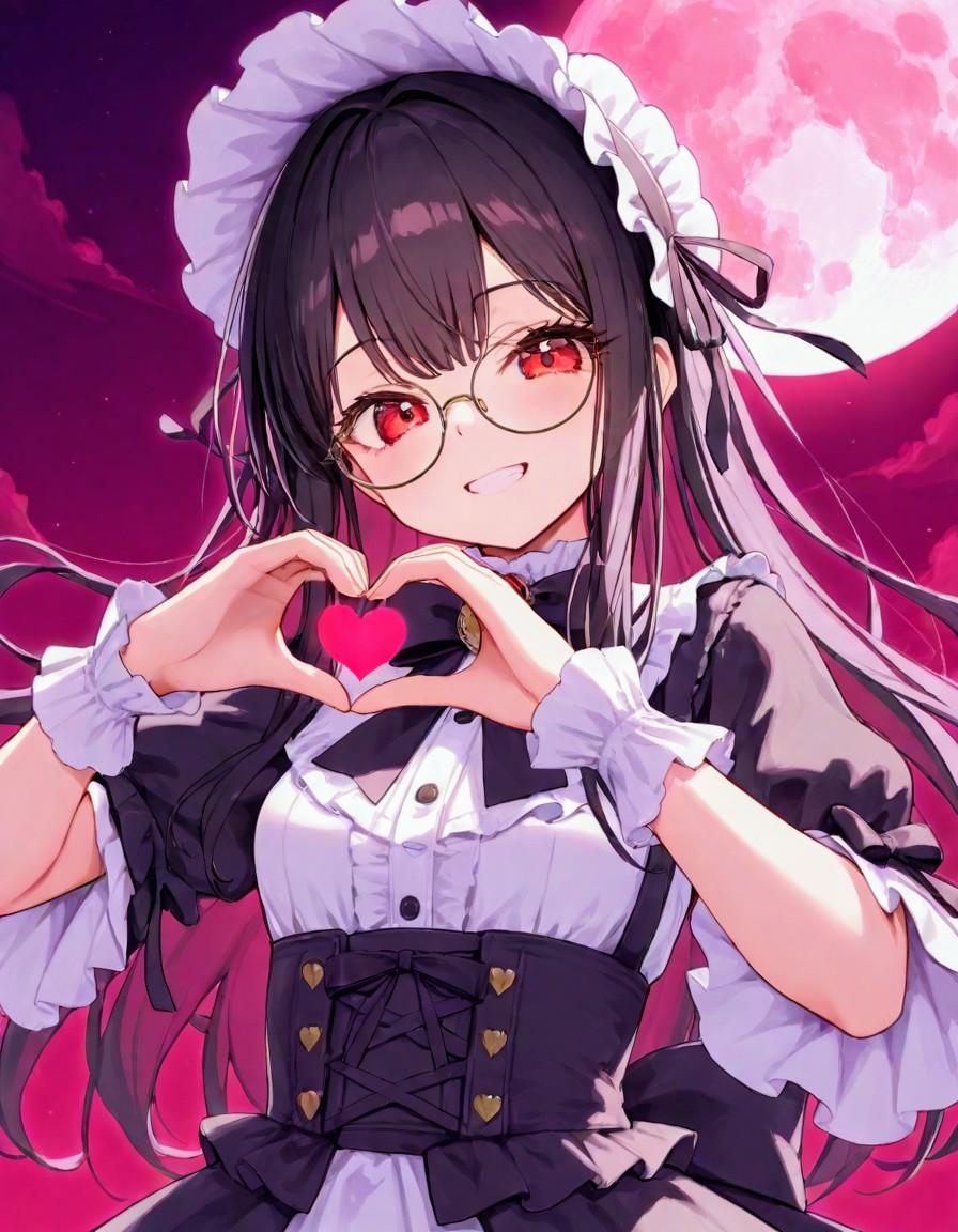 ハートハンズ❤️な、ゴスロリお姉やん | の人気AIイラスト・グラビア