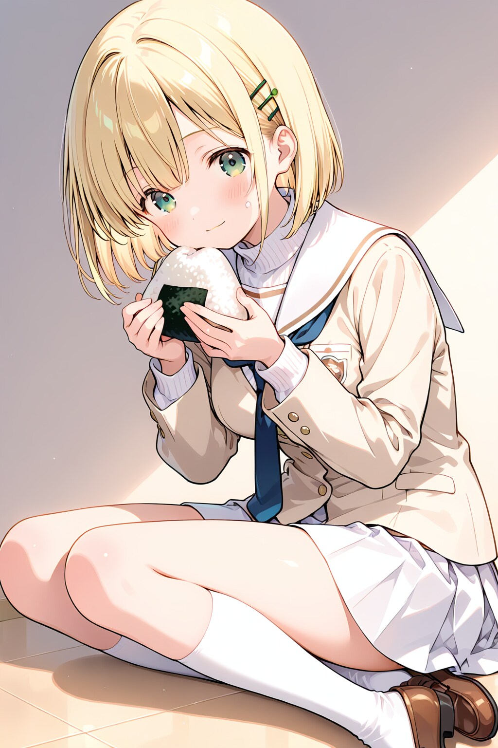 おにぎりの具はシャケが好きです