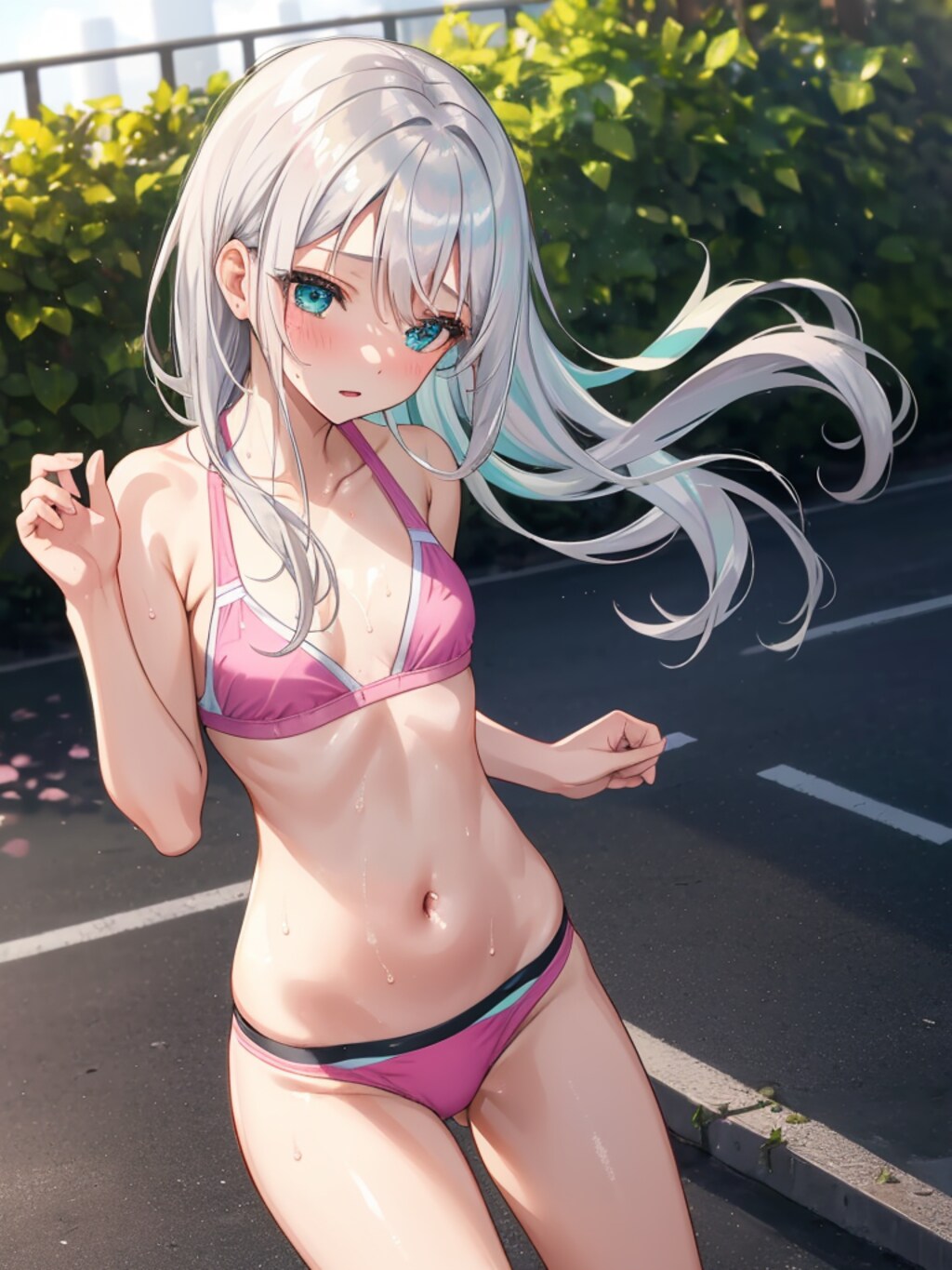 ジョギングしてます。一緒にどうですか？