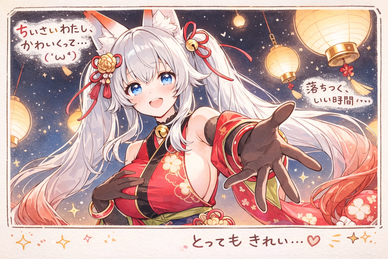 祭りのケモ耳娘