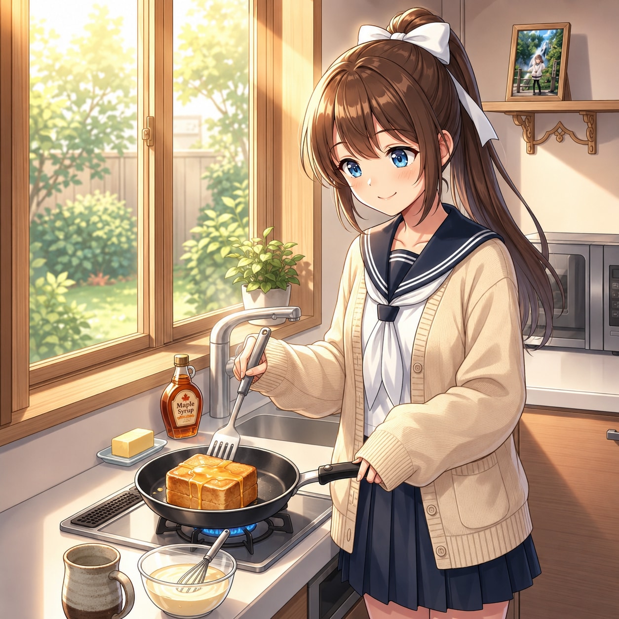 おはようございます♪ポニーテールちゃん😊
