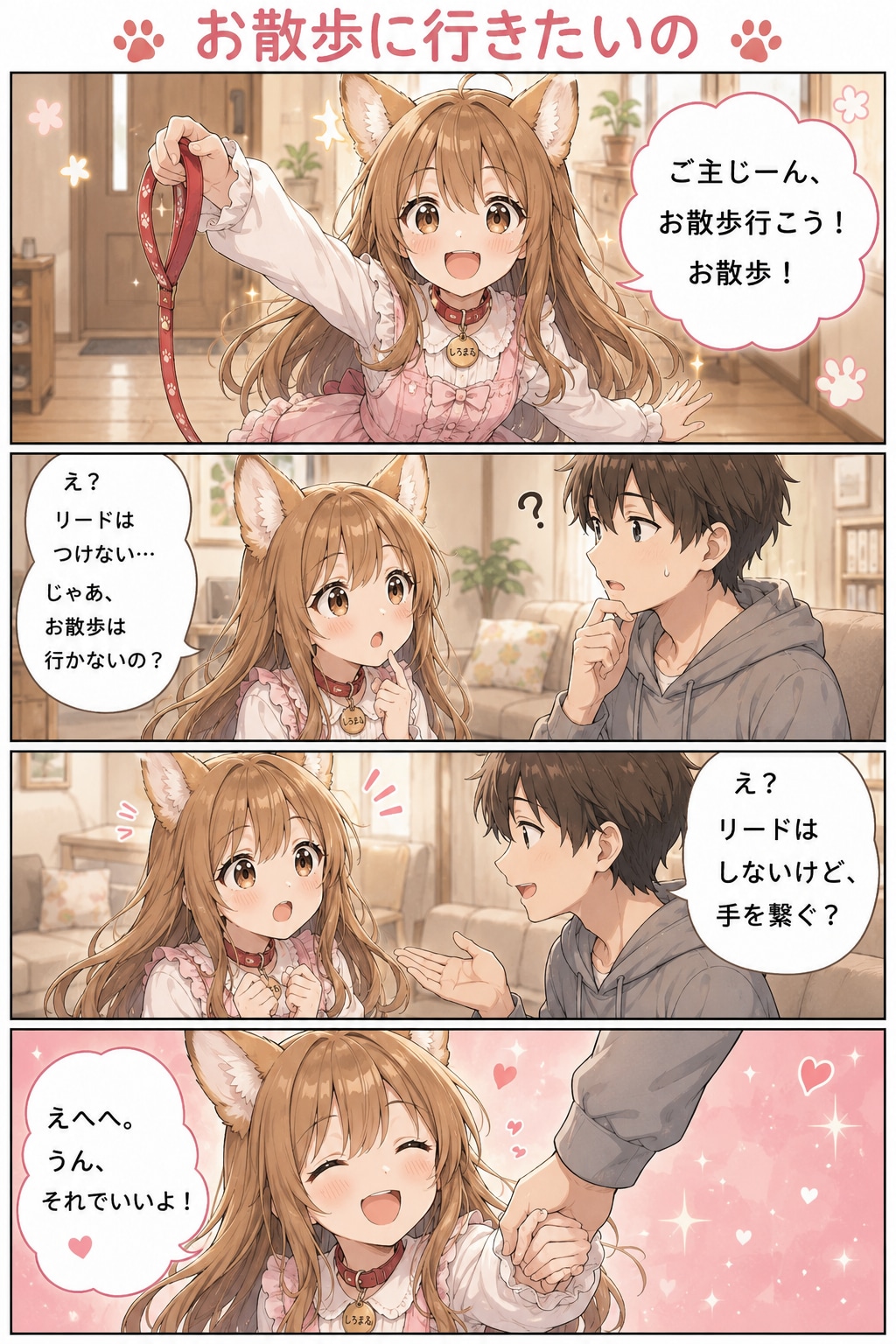 お散歩に行きたいの