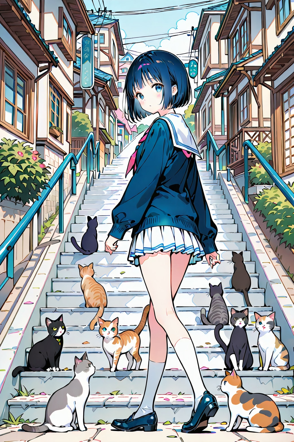 猫の細道(QILIN)(7) | の人気AIイラスト・グラビア