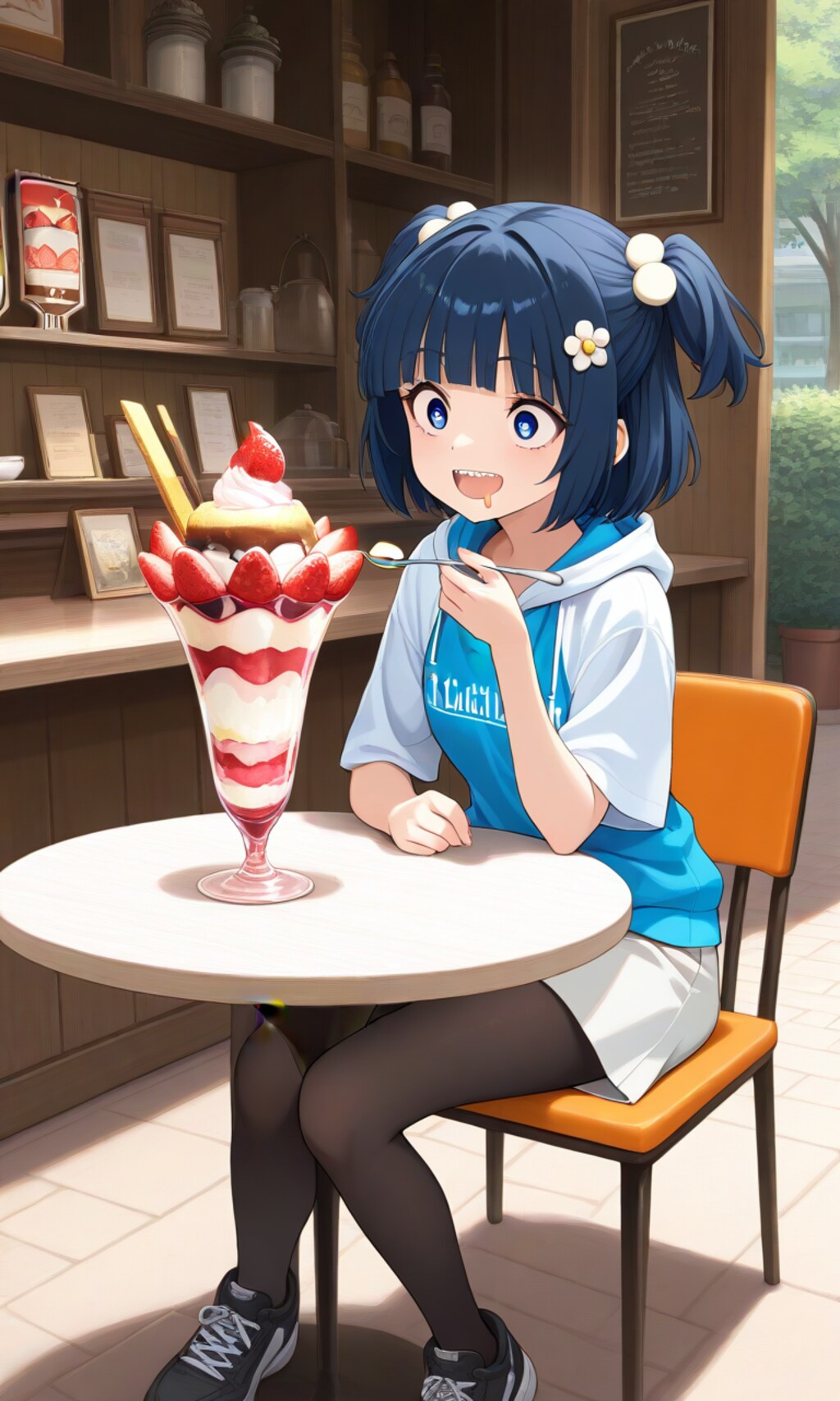 ジャンボパフェにちょうせん🎵