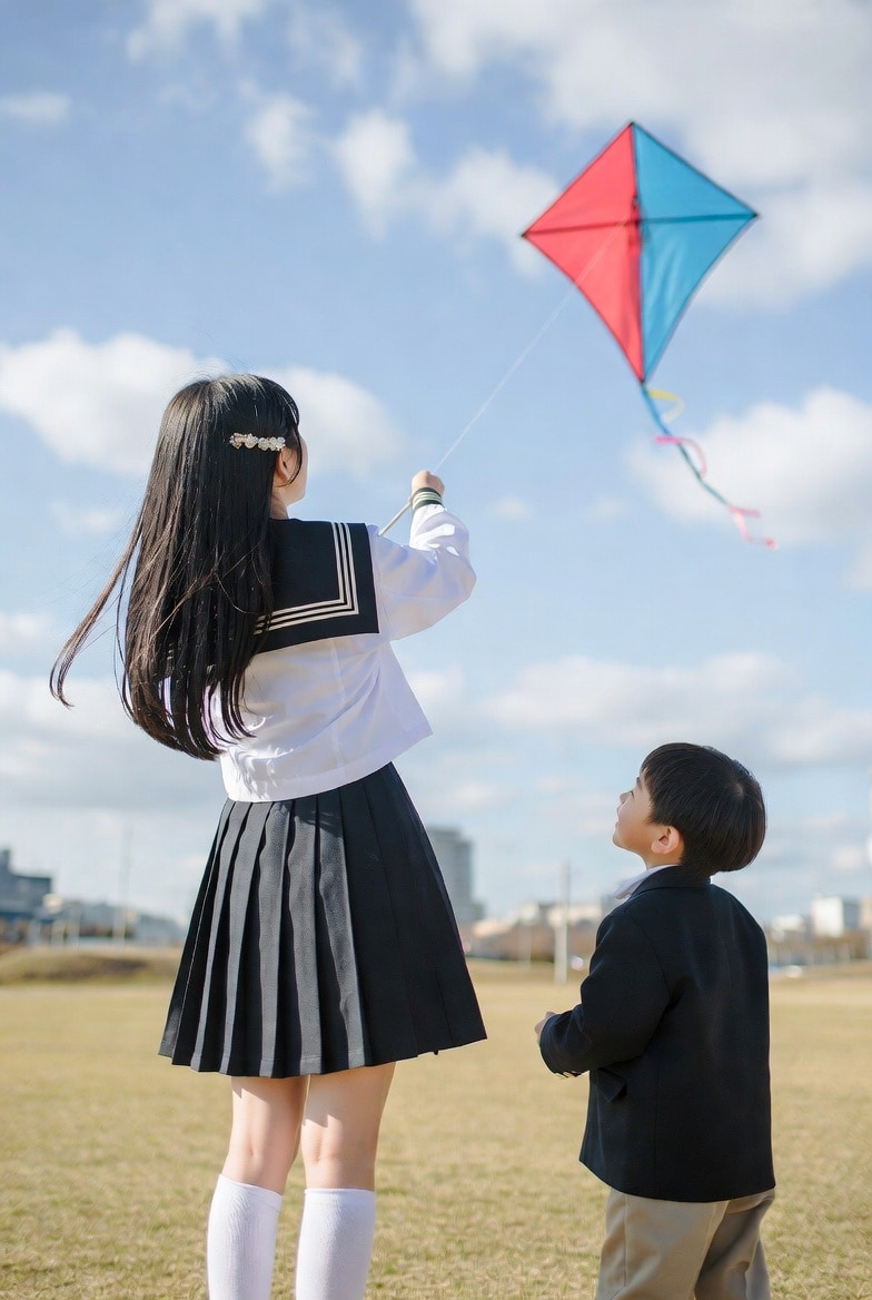 凧上げ | の人気AIイラスト・グラビア