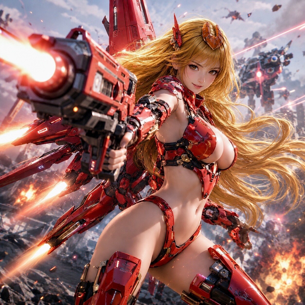 真紅のバトルアーマー