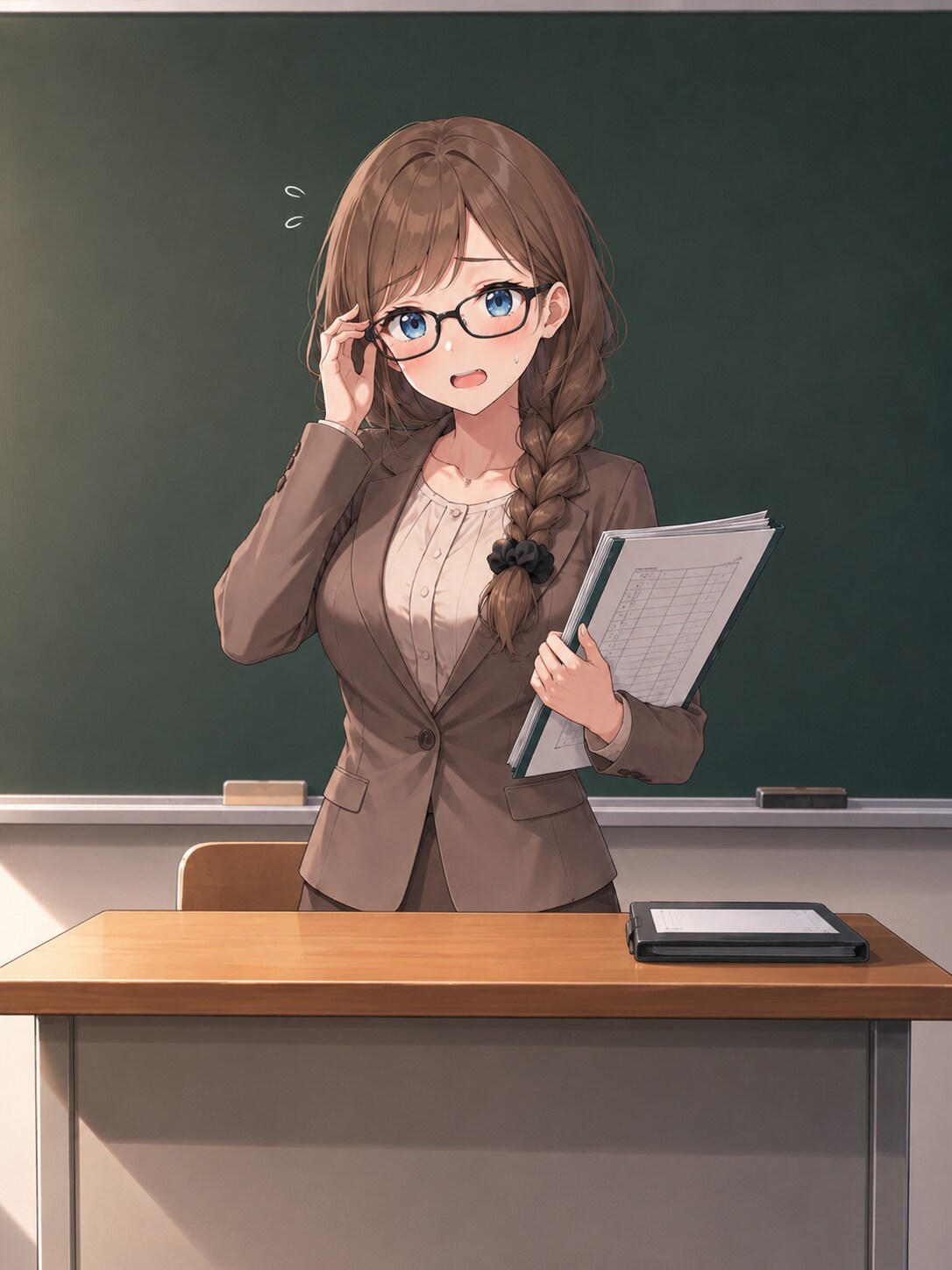 あれ💦教室間違えた？ | の人気AIイラスト・グラビア