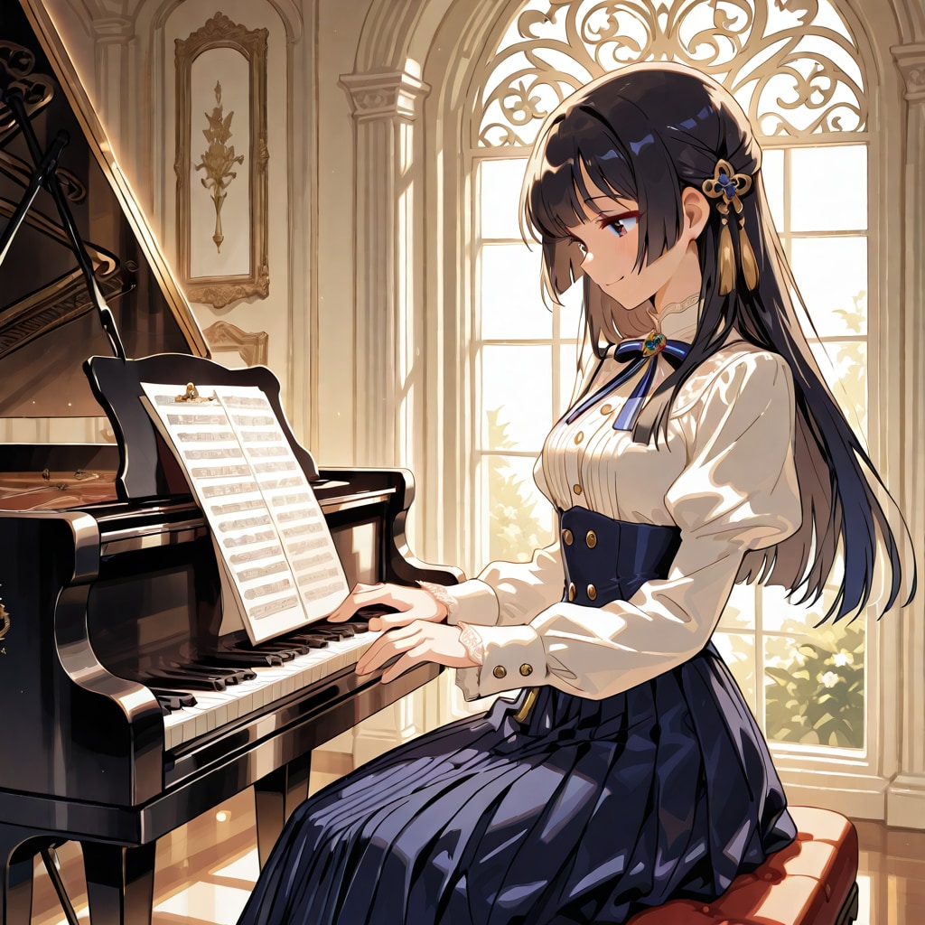 貴族令嬢（ピアノ）