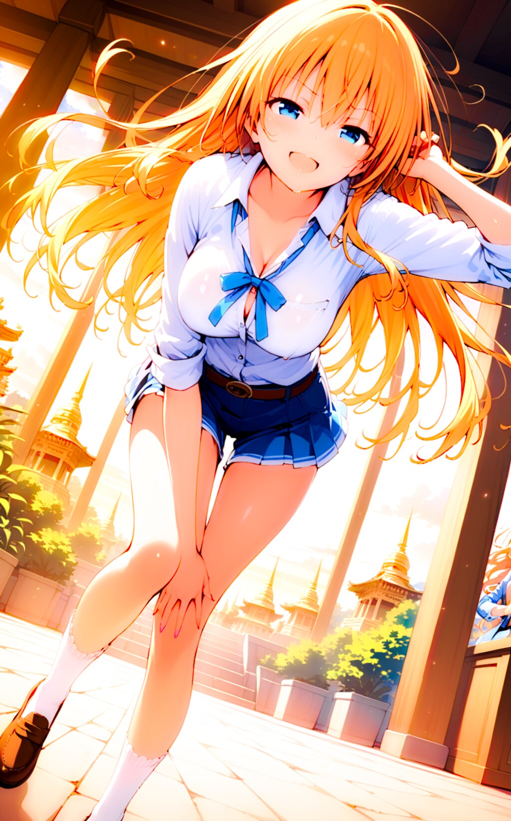 オレンジ髪の制服ギャルJKちゃん！Part2