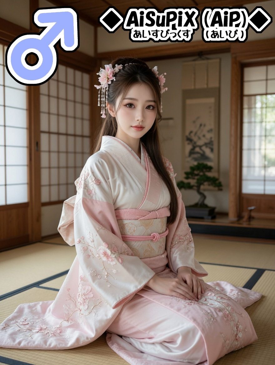 💙着物の亜衣川すすっこ💙