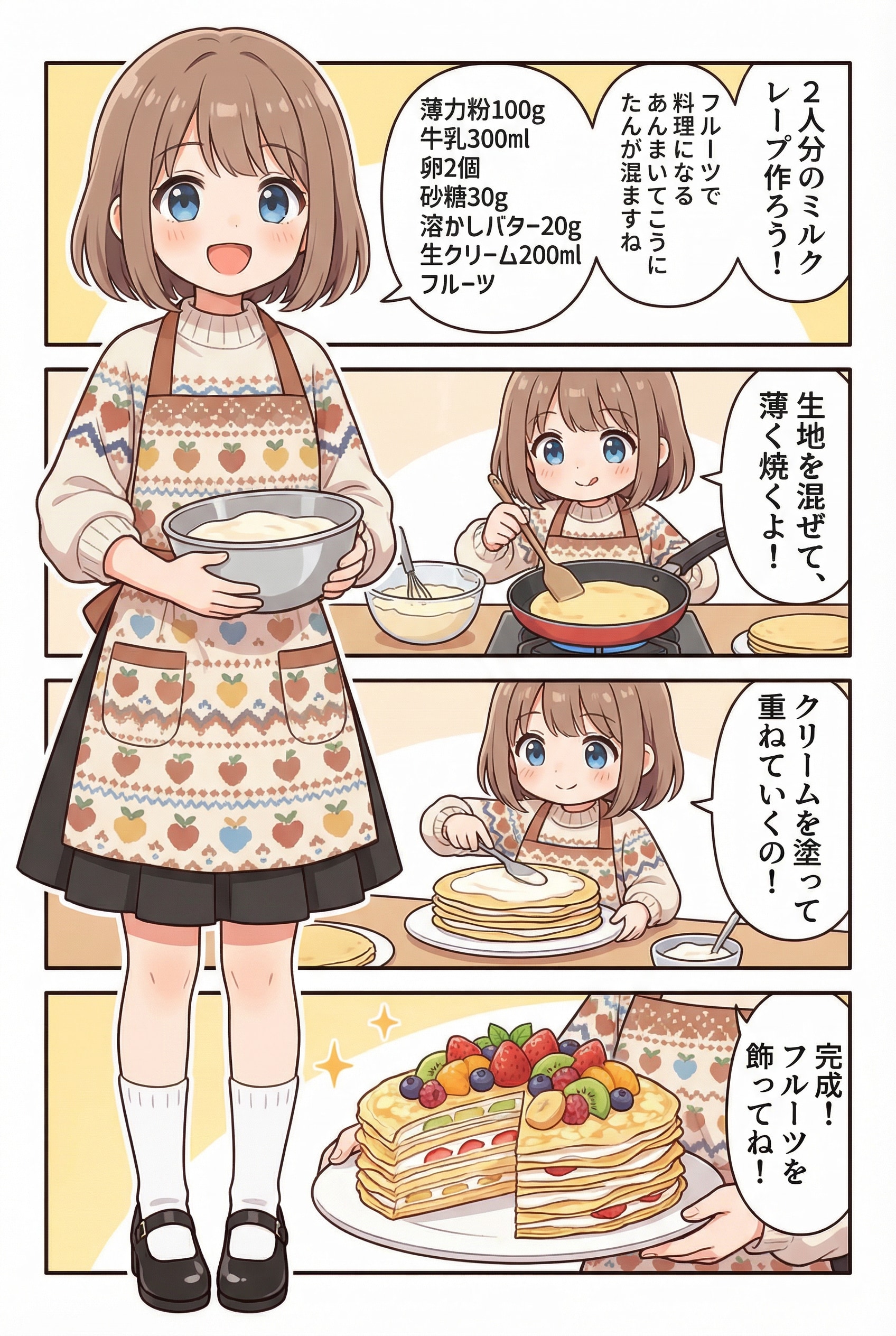 ミルクレープ | の人気AIイラスト・グラビア