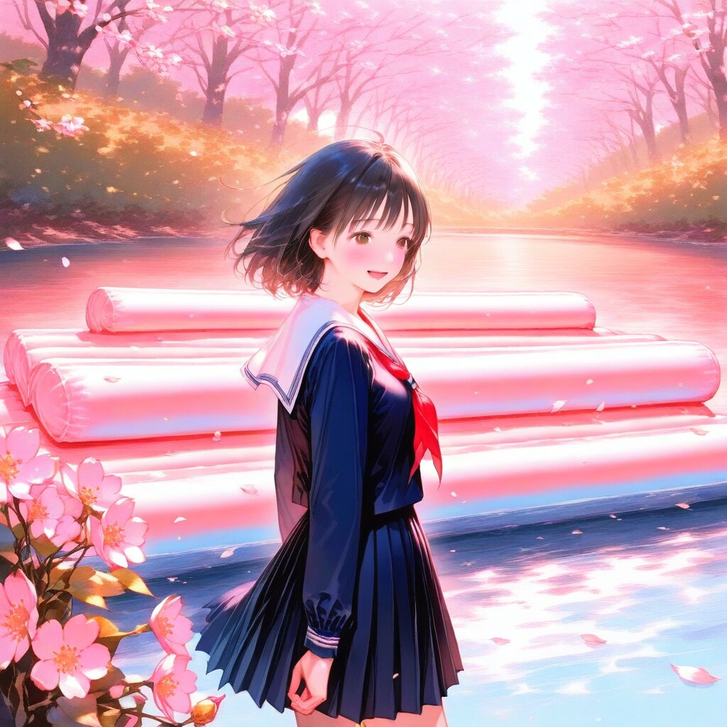 花筏 | の人気AIイラスト・グラビア