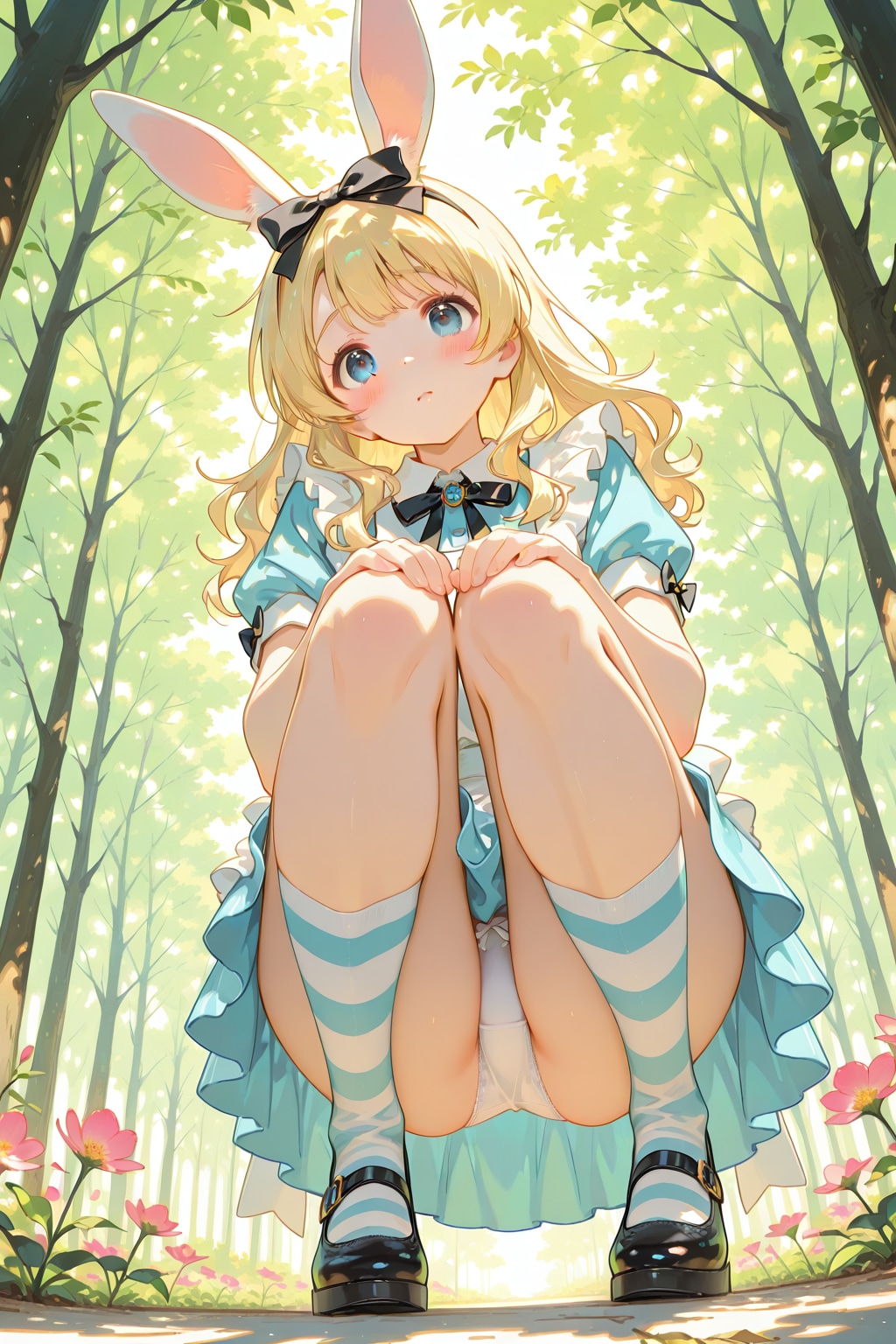 🌳森で見つけたウサギさん🐰