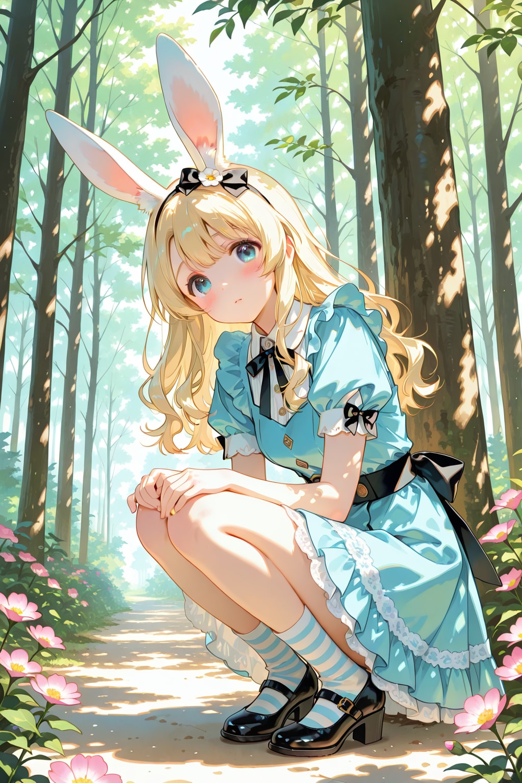 🌳森で見つけたウサギさん🐰