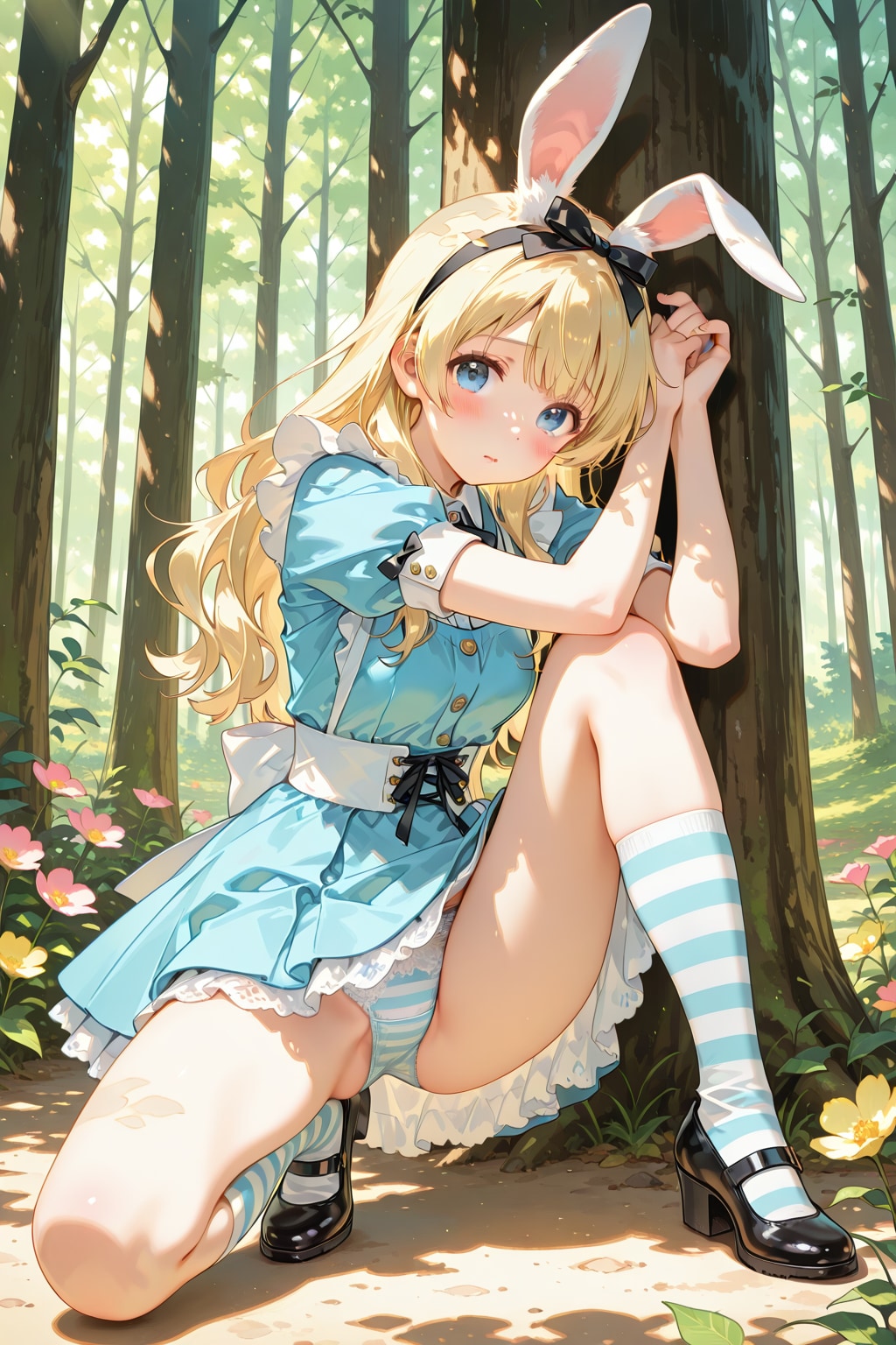 🌳森で見つけたウサギさん🐰