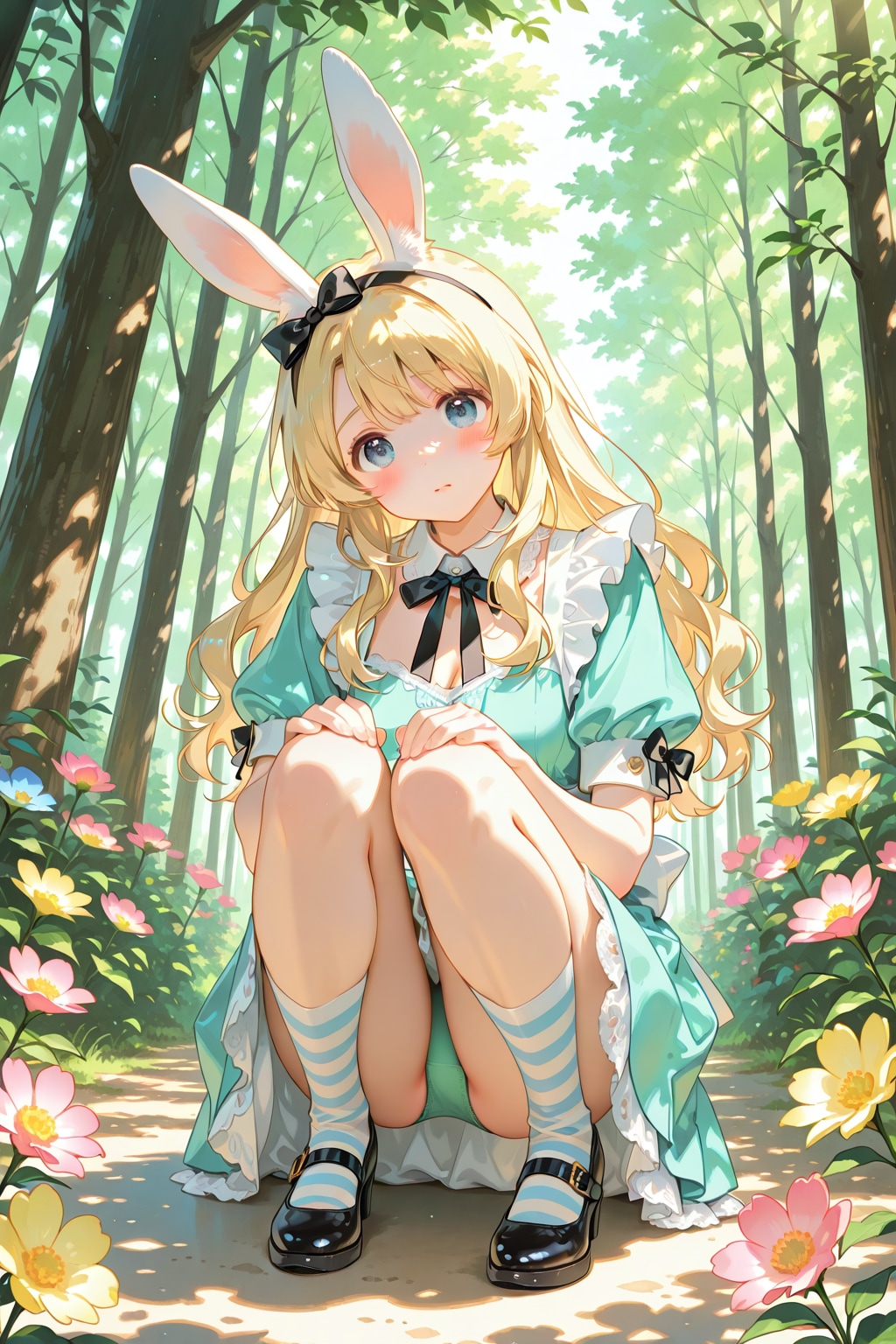 🌳森で見つけたウサギさん🐰