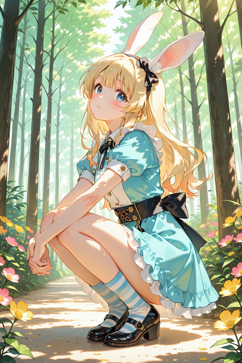 🌳森で見つけたウサギさん🐰