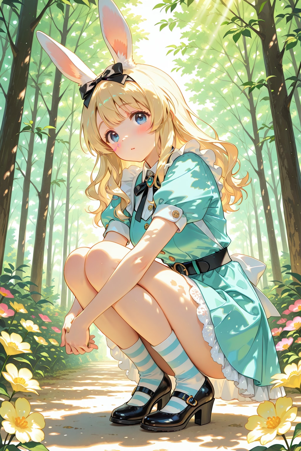 🌳森で見つけたウサギさん🐰