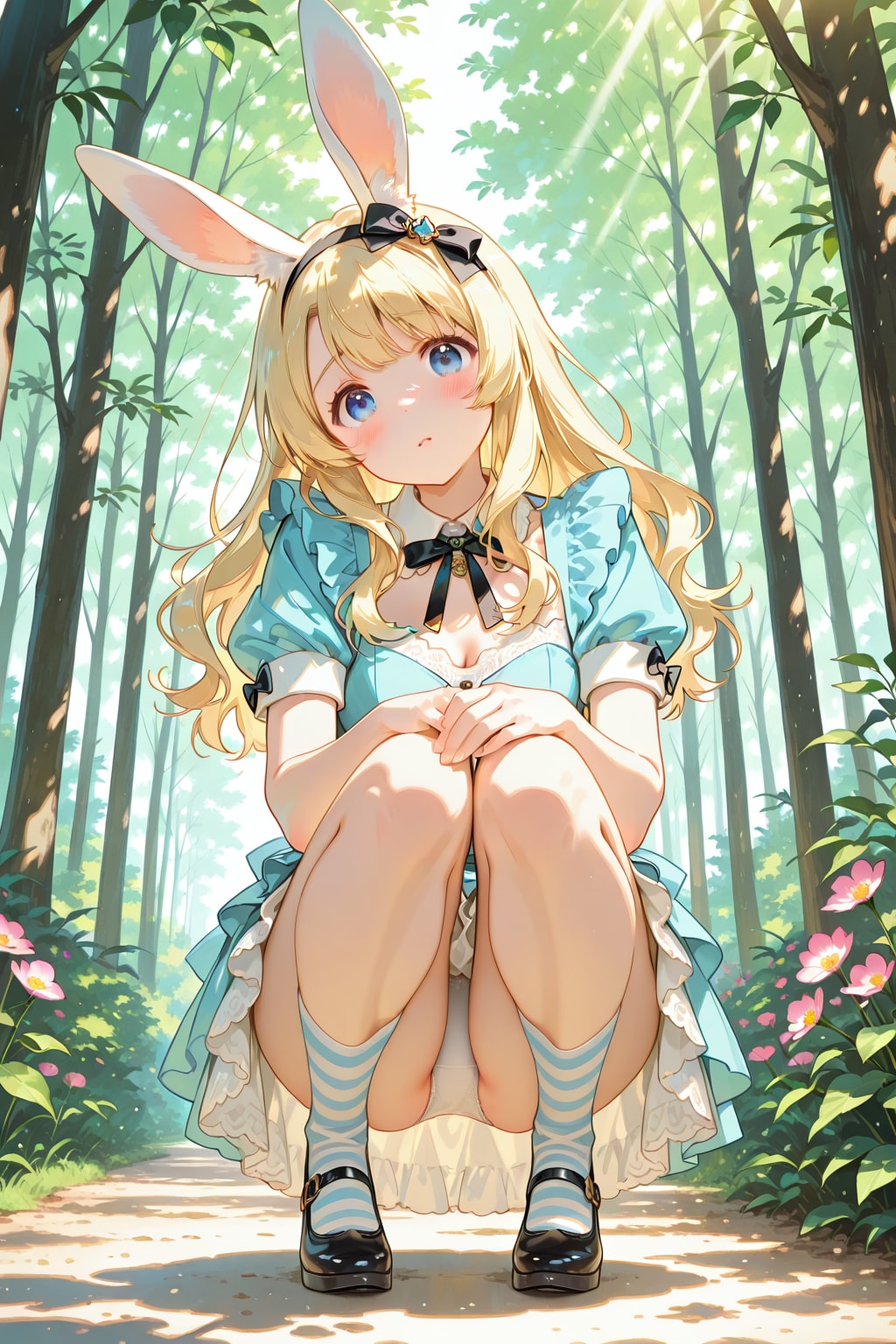 🌳森で見つけたウサギさん🐰