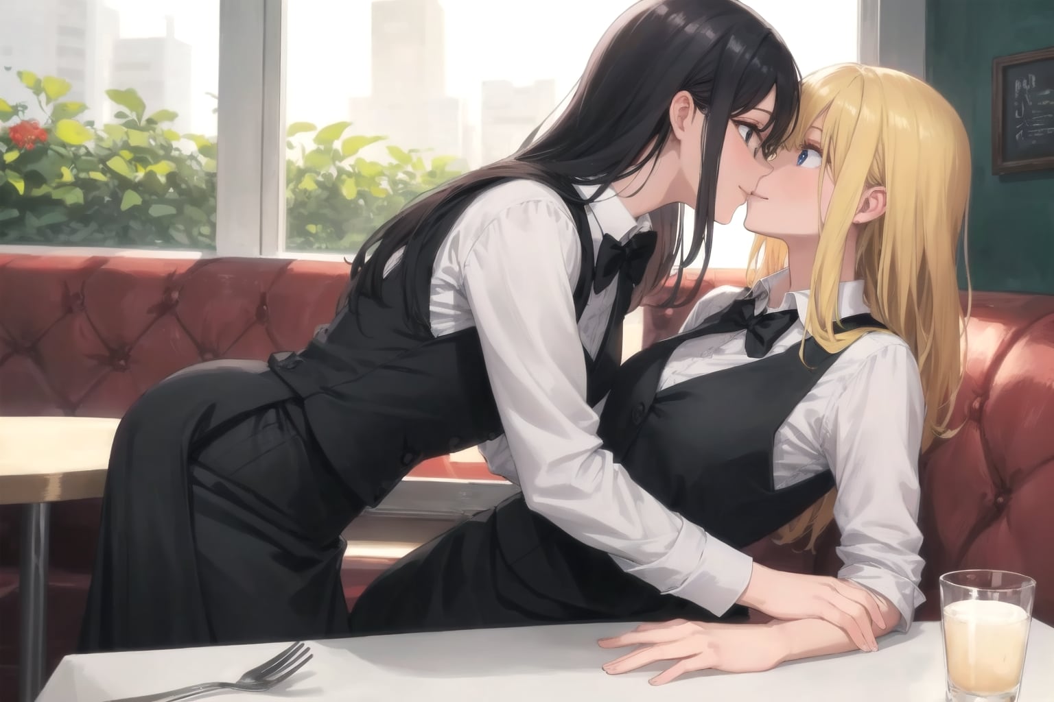 [V4B] 勤務中キス