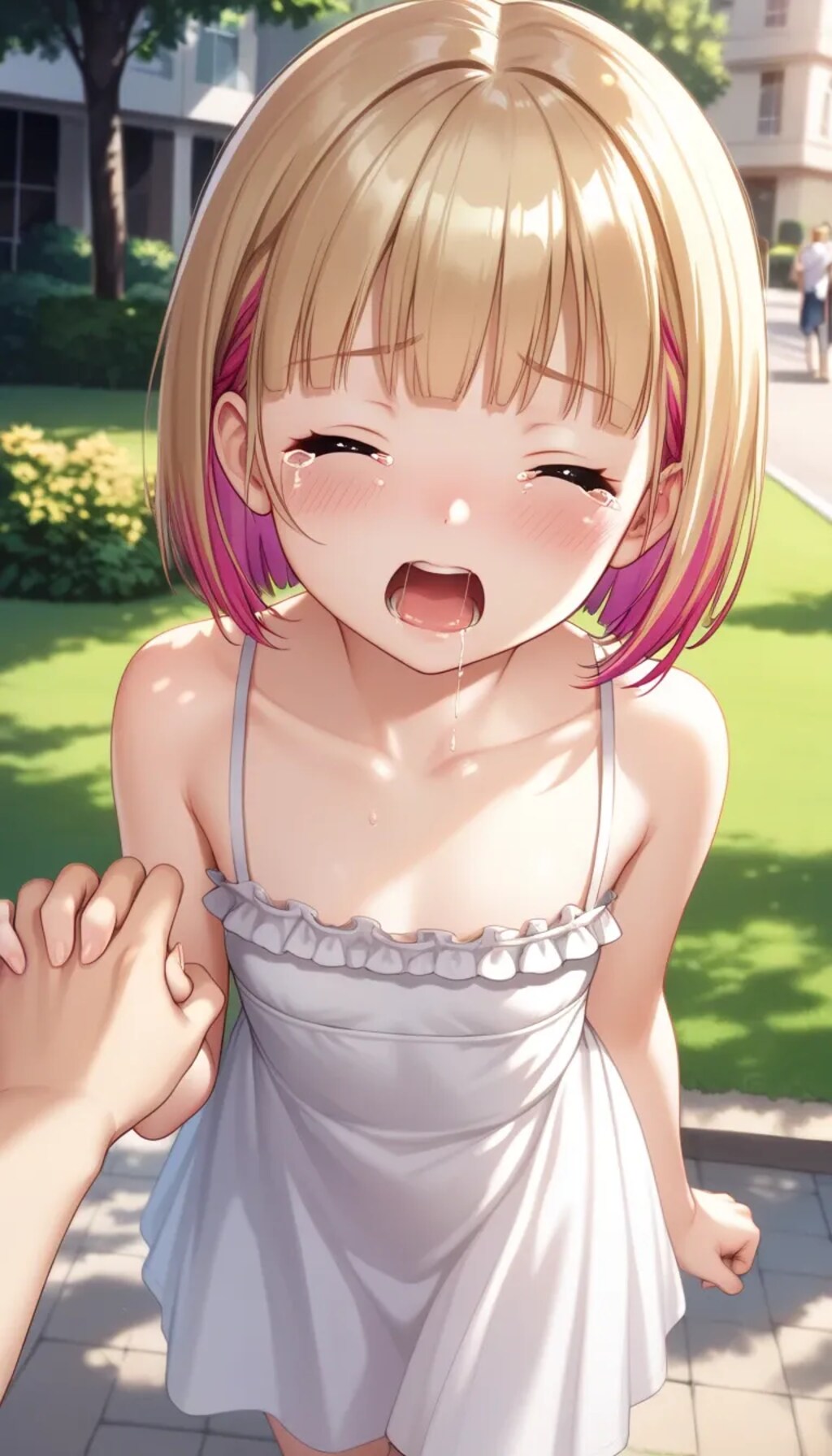 悪い人に連れて行かれちゃう