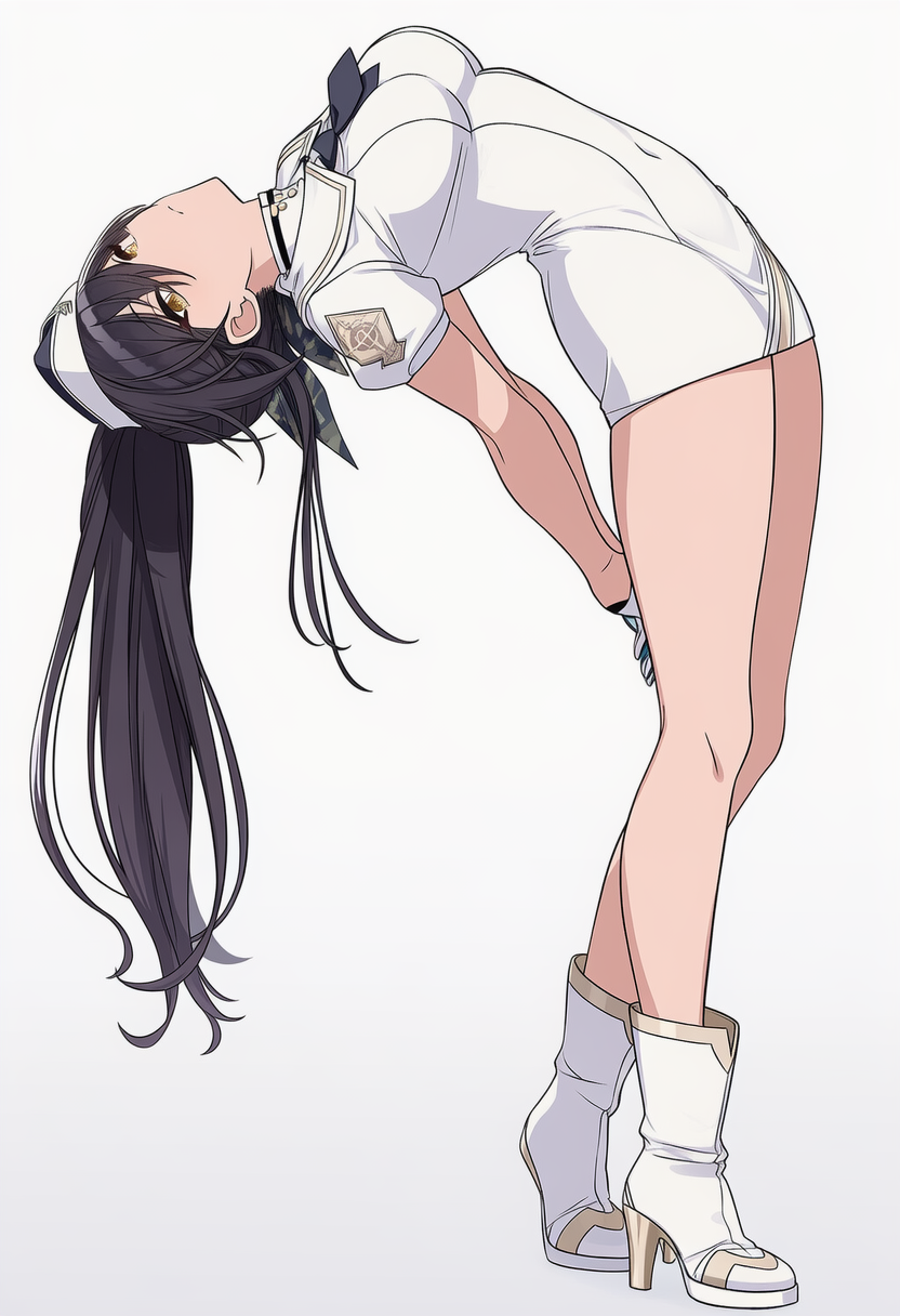 ブルアカオペレーター服　後ろ反り49