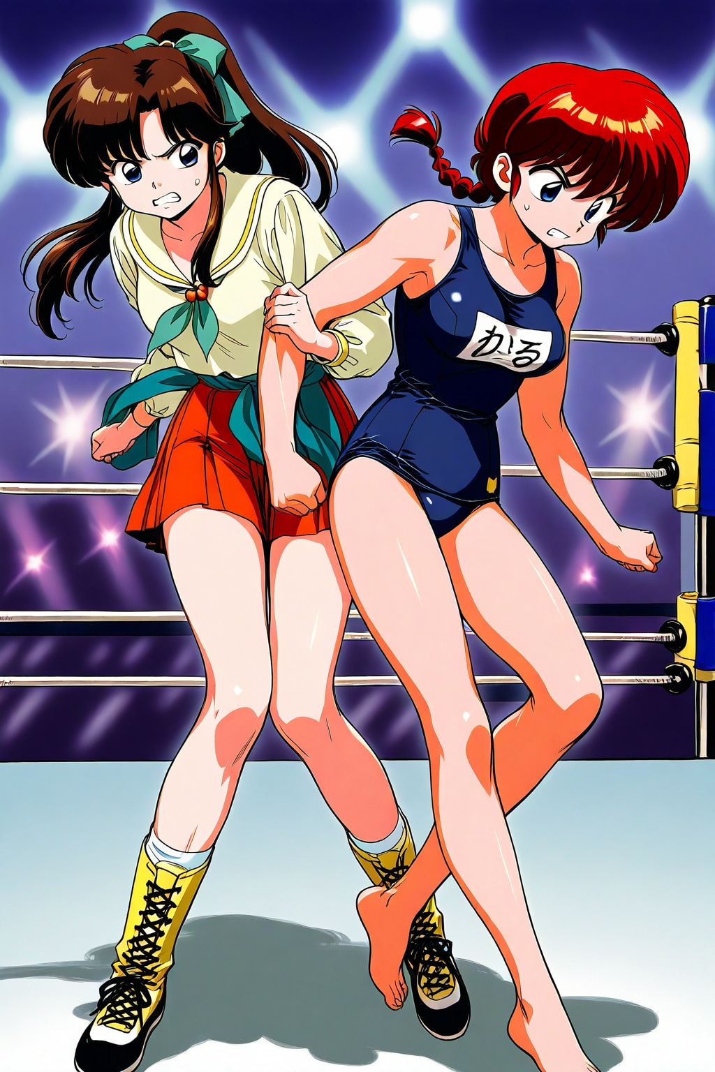 泣き虫レスラーらんま！2期第四話