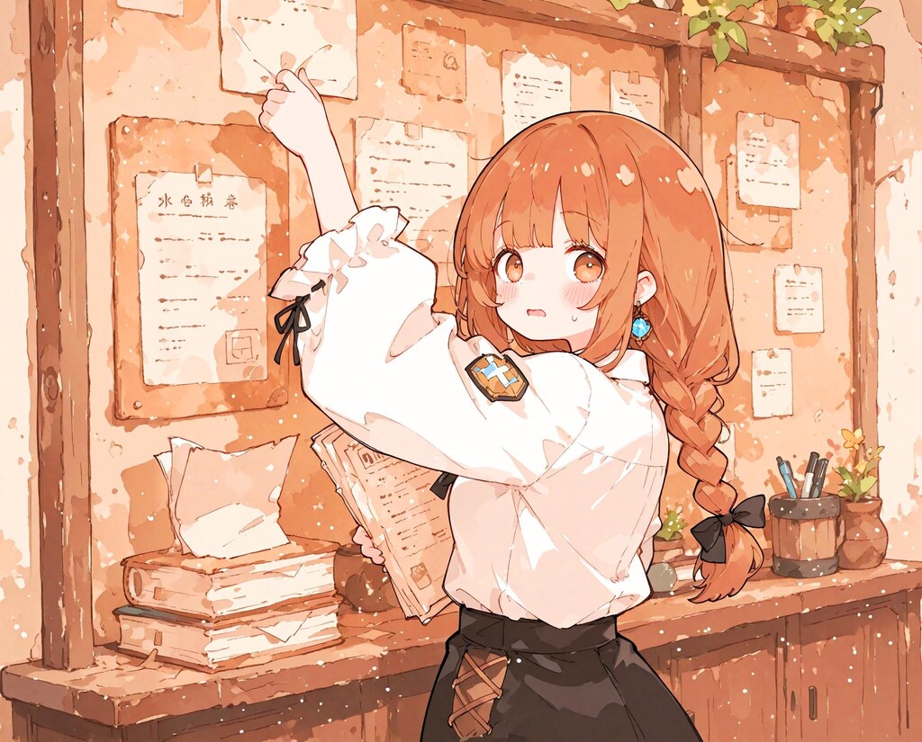 ギルドの受付少女