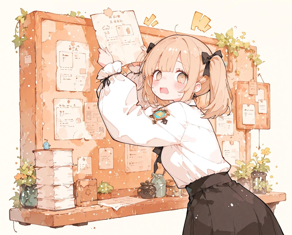 ギルドの受付少女