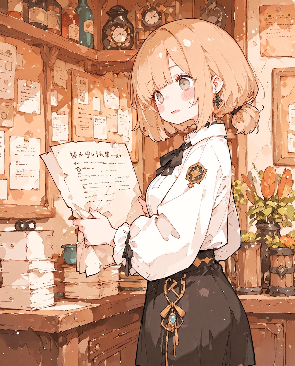 ギルドの受付少女