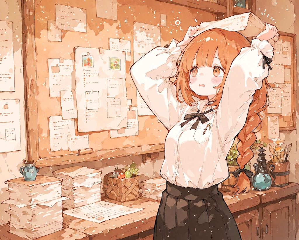 ギルドの受付少女